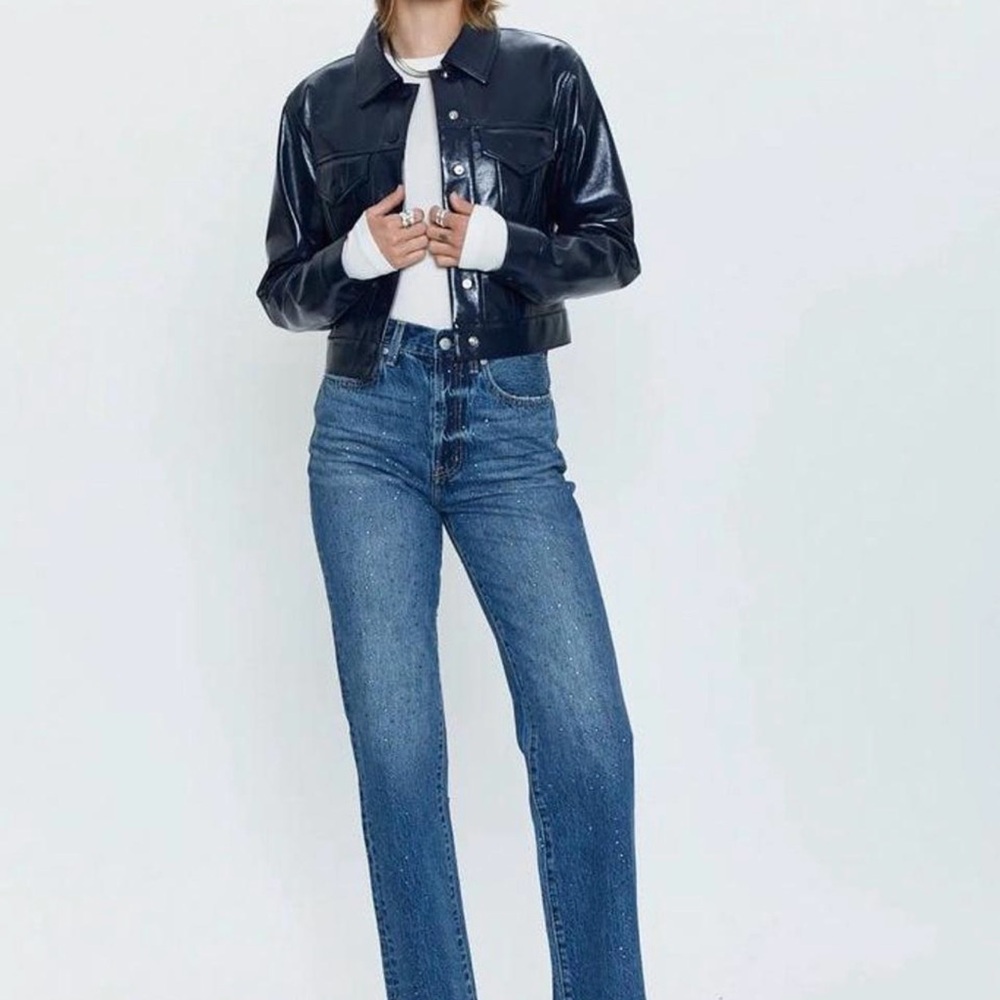 Pistola Dark Wash Sparkle Jean sz29